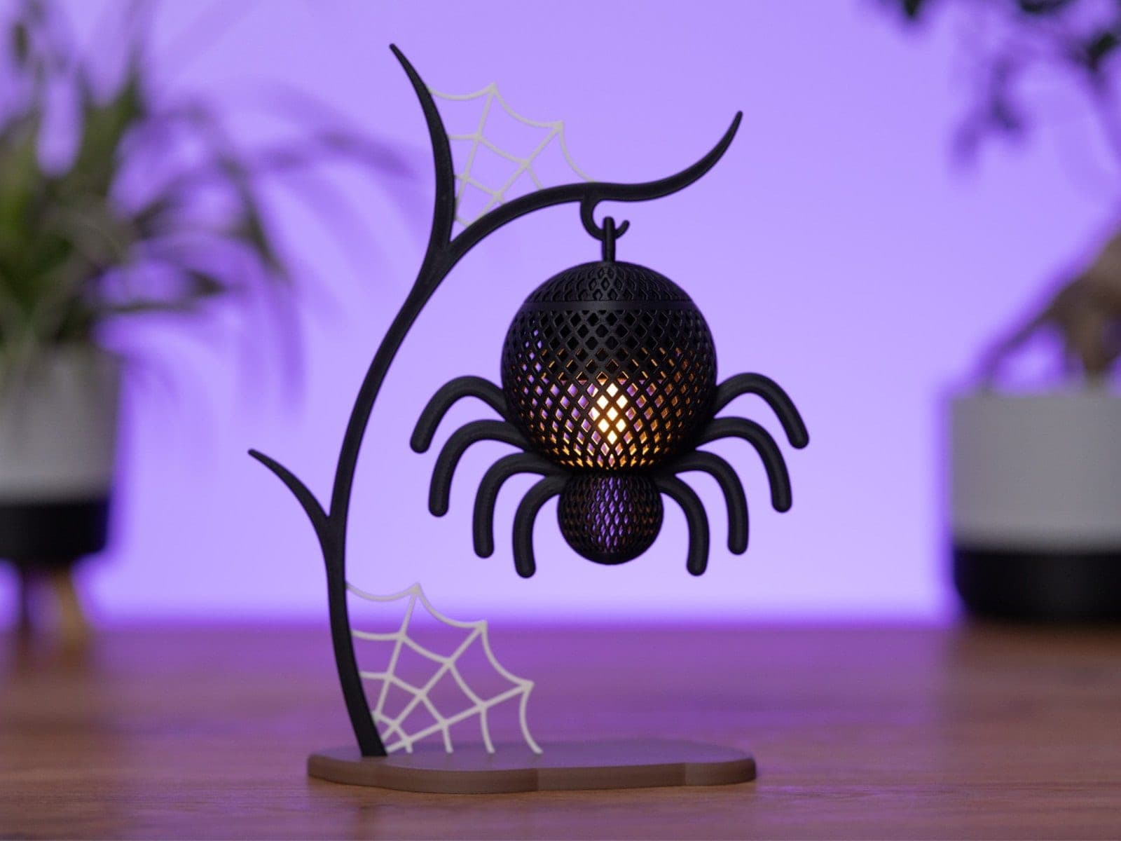 Mini-Spinne am Ast