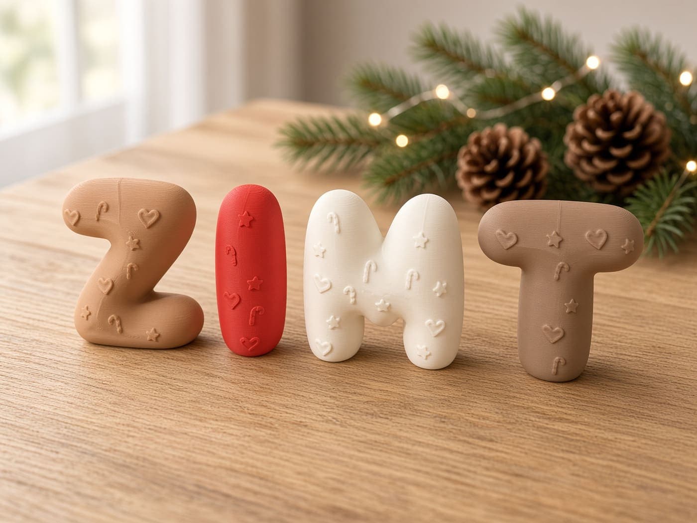Weihnachtsbuchstaben, Foto 2